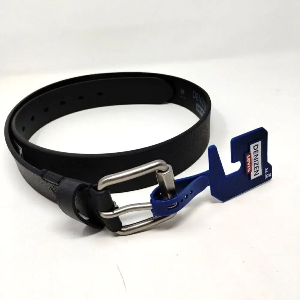 Levi's black brown medium belt leather